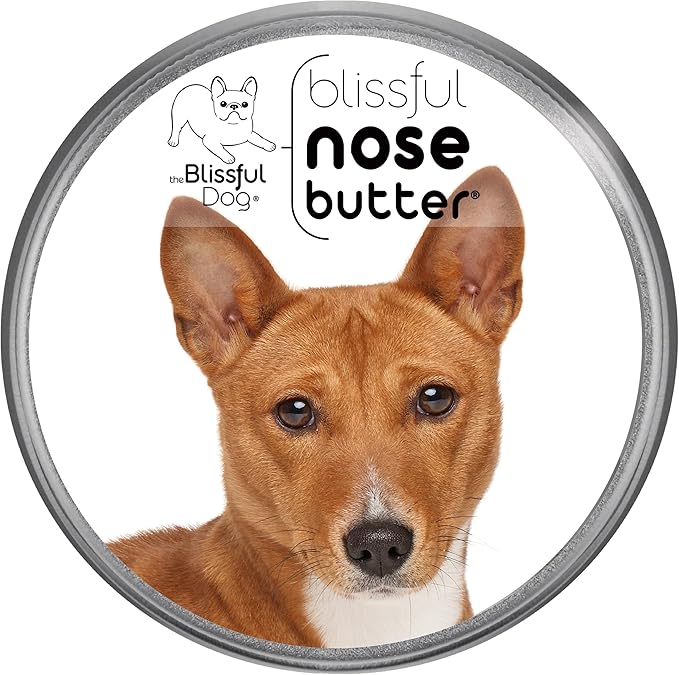 The Blissful Dog Basenji Unscented Nose Butter - Dog Nose Butter, 4 Ounce