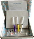 MayflowerMobile Your Pet Can Paint - Dog and Cat Paint Kit on 8"x10" Stretched Canvas - Abstract Art - Unique & Fun Painting Activity Kit for Pets (Yellow Purple White)