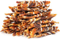 MON2SUN Dog Treats, Triple Flavor Jerky Twist Sticks, 4.5-5 Inch Chicken Duck and Codfish Sticks Chews for Small Dogs, Healthy Snacks, 17.64 oz (50 Count-Pack of 1)