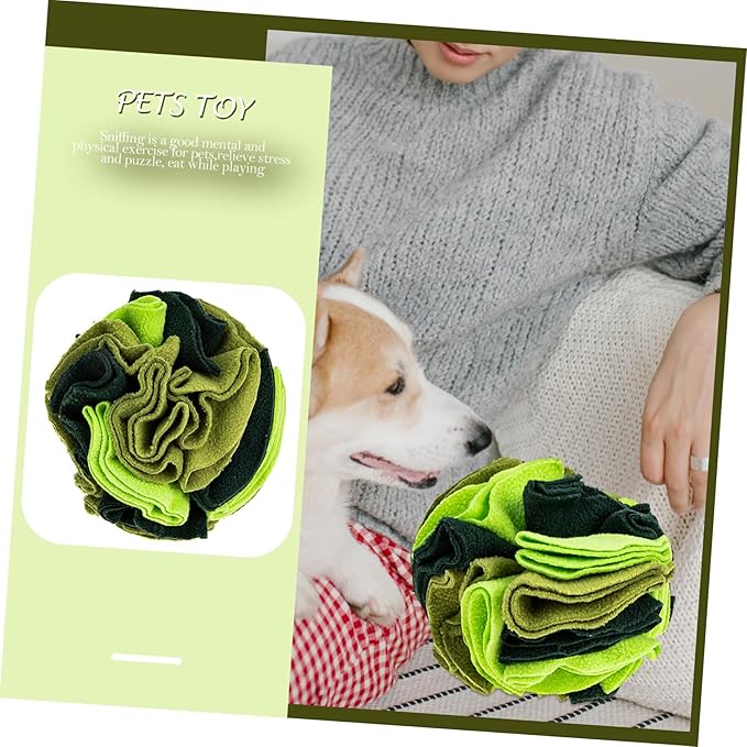 Pet Sniffing Ball Dog Sniffing Snack Ball Pet Dog Plaything for Training and Exercise