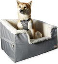 K&H Pet Products Bucket Booster Pet Seat Rectangle Knockdown Gray/Oatmeal Large