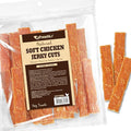 Afreschi Soft Chicken Dog Treats, All Natural, High-Protein, Healthy & Easily Digestible, Grain-Free Puppy Chews, Human Grade Training & Rewards Dog Snacks, Jerky Cuts, 16 oz Pack