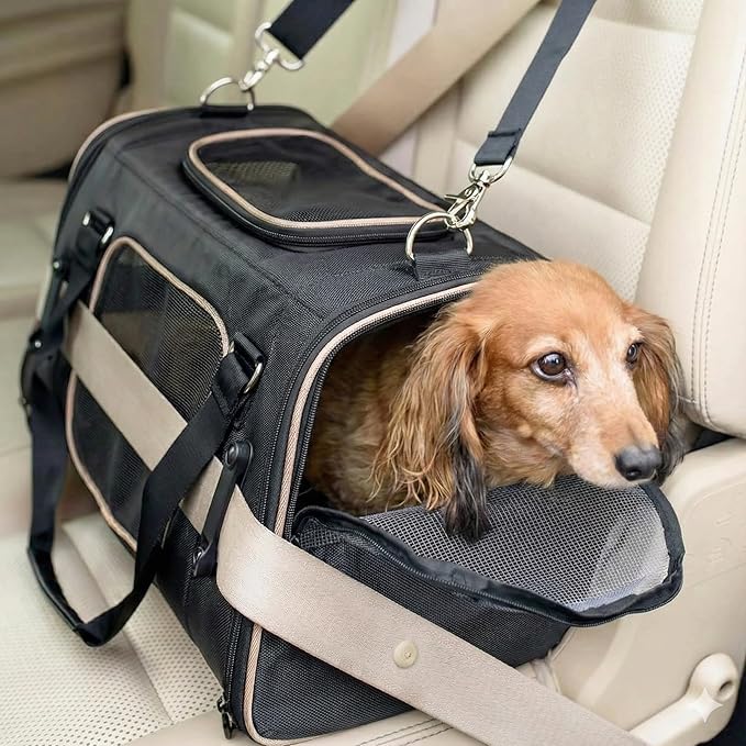 Gen7Pets Commuter Pet Carrier & Car Seat Black