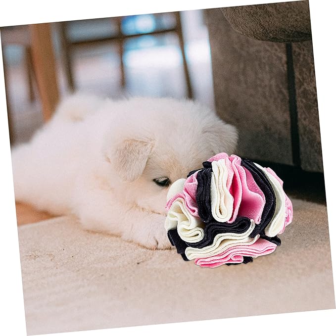 YARNOW Upgraded Dog Sniffing Ball Interactive Sniff Training Toy for Pets Slow Eating Snack Dispenser Sturdy PET Plaything Leak-Proof Design