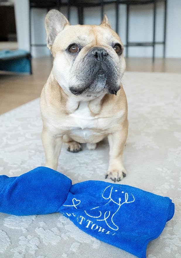 Dog Enrichment Puzzle Toy – Snuffle Mat Alternative for Dogs, Interactive Sniffing & Mental Stimulation Toy, Boredom Buster Nose Work Toy, Washable Microfiber Treat Towel