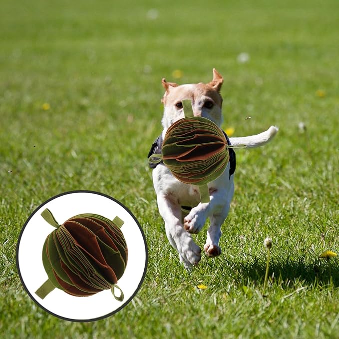 NOLITOY Food Hide Toy for Dogs Snuffle for Slow Feeding Interactive Treat Dispenser Encourages Natural Foraging Skills Fun Training Activity for Bored Dogs