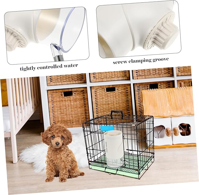 Household Pet Water Dispenser Control Automatic Feeder for Dogs Cats Easy Hanging Design Capacity for Home Travel