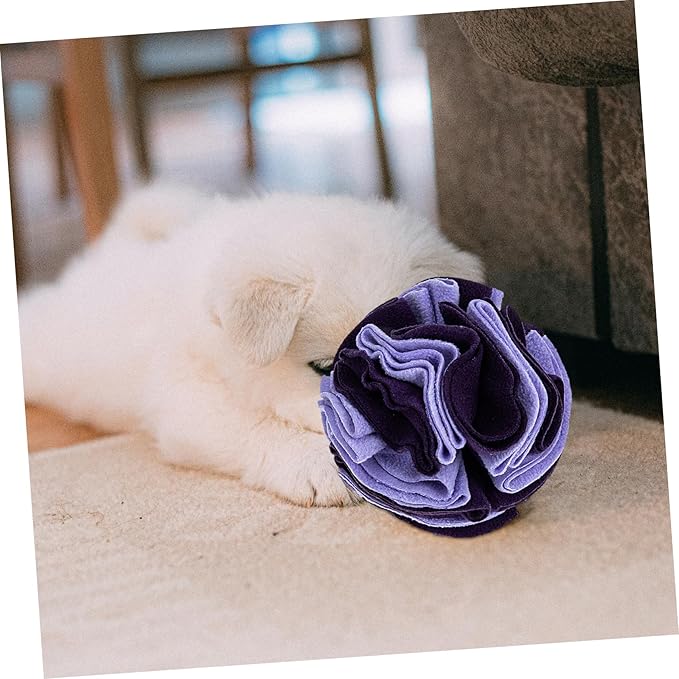 Pet Sniffing Balls Slow Feeder Interactive Chewing Ball for Dogs Snuffle for Puppies Enhances Smell Training Playtime for Breeds