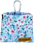 Dog Treat Pouch, Small Cotton Pocket Sized Training Holder, Hand Free Walking Fanny Bag with Carabiner, Self-Closing Pet Feed Snack Reward, Behavior Aids for Puppy Travel or Outdoor Use