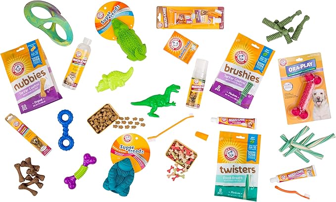 Arm & Hammer for Pets Dog Dental Breath Mints with Baking Soda, Chicken Flavor Dental Treats to Help Freshen Dog Breath and Support Oral Care, Fresh Mint Scent, 1.7 Oz