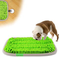 Snuffle Mat for Dogs, 17" x 21" Dog Snuffle Mat Interactive Feed Game for Boredom, Encourages Natural Foraging Skills and Stress Relief, Easy to Fill Machine Washable (New-Green)