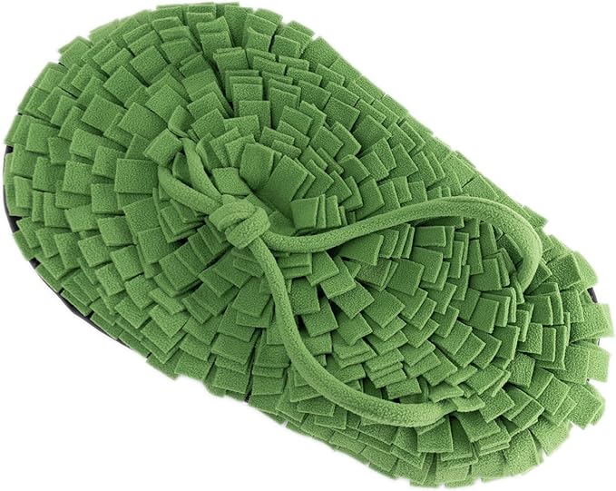 Snuffle Mat for Dogs Cats Pet Treats Slow Feeding Mat Durable Interactive Puzzle Toys for Boredom, Stress Relief, Encourages Natural Foraging Skills, Enrichment to Keep Dogs Busy (Green)