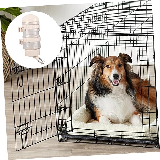 Automatic Dog Water Dispenser for Small Cats Puppy Feeder Pet Water Bottle Stainless Steel Nozzle Easy to Install