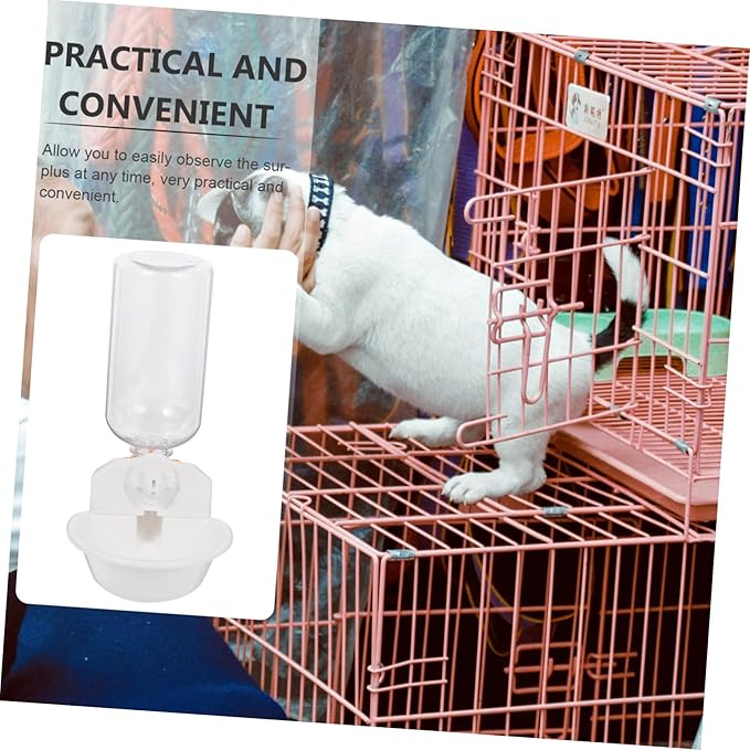Happyyami Pet Water Feeder Rabbit Food Automatic Waterer Bunny Water Bowl Outdoor Bird Feeder Outdoor Dog Bowl Cat Water Feeder Bunny Water Dispenser Rabbit Waterer Rabbit Cage Poultry