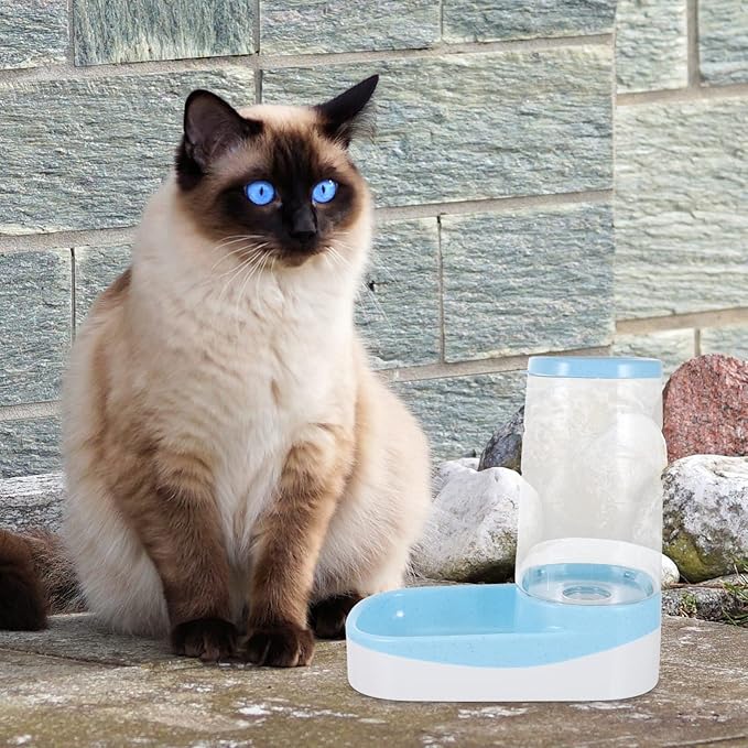balacoo Automatic Pet Water Bowl Cat Water Feeder Non- Base Easy to Lightweight Design for Pets