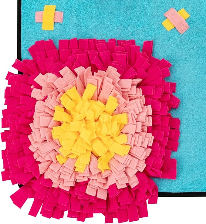 Snuffle Mat, Dog Feeding Mat, Fleece Pet Snuffle Mat for Dogs, for Relieving Tension and Anxiety, 27.55 * 41.33in, Encourage Natural Foraging