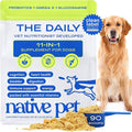 Native Pet Dog Vitamins & Supplements - 11-in-1 Vitamin Powder for Dog Food Topper - Collagen, Glucosamine, Probiotics, Omega & More- Supports Healthy Gut, Mobility & Overall Health - 90 Scoops