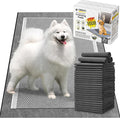 CROCI 28"x44" 4XL Activated Carbon Pee Pads for Dogs, Odor-Control Charcoal Dog Pads Absorbs Up to 12 Cups of Liquid, 6-Layer Thicker Leak-Proof & Quick Dry Dog Training Pads, Disposable (25 Counts)