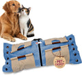 Cocoon® - Eco-Friendly Pet Burial & Cremation Ceremony Kit (Premium Wool) - Casket for Dogs and Cats – Size for Every Breed (Choose Size & Color) (XL, Light Blue)