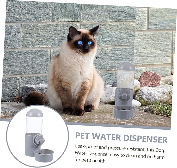 Milisten Wear-Resistant Automatic Pet Water Feeder for Dogs Cats Convenient Hanging Design Capacity Easy to and Install for Hydration Needs