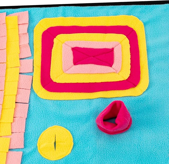 Snuffle Mat, Dog Feeding Mat, Fleece Pet Snuffle Mat for Dogs, for Relieving Tension and Anxiety, 27.55 * 41.33in, Encourage Natural Foraging