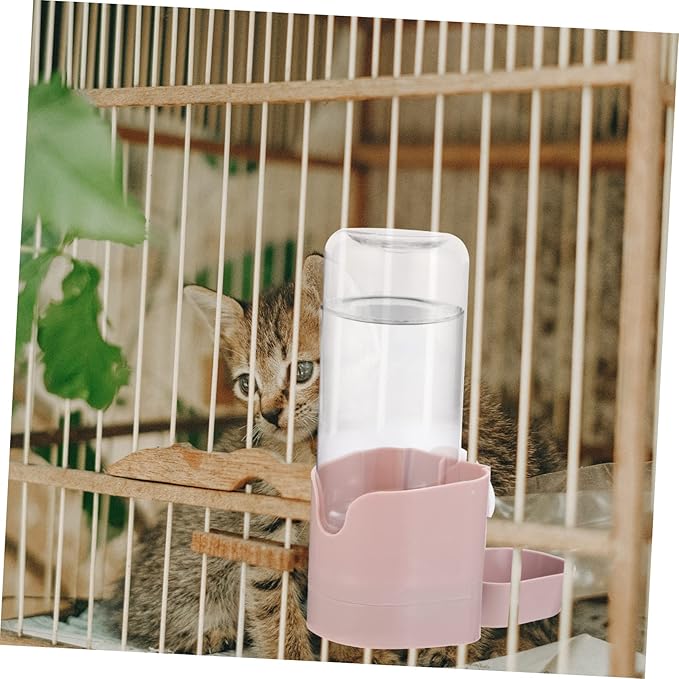 Yardwe Dog Water Bottle Pet Water Dispenser Portable for Busy Parents Auto Refill Rabbit Feeders for Cages