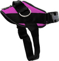 ShawnCo Essential Dog Harness, No-Pull Pet Vest with 3 Leash Clips, No Choke, Reflective, Adjustable and Padded, for Easy Walking and Training for Small, Medium and Large Dogs (Orchid, M)
