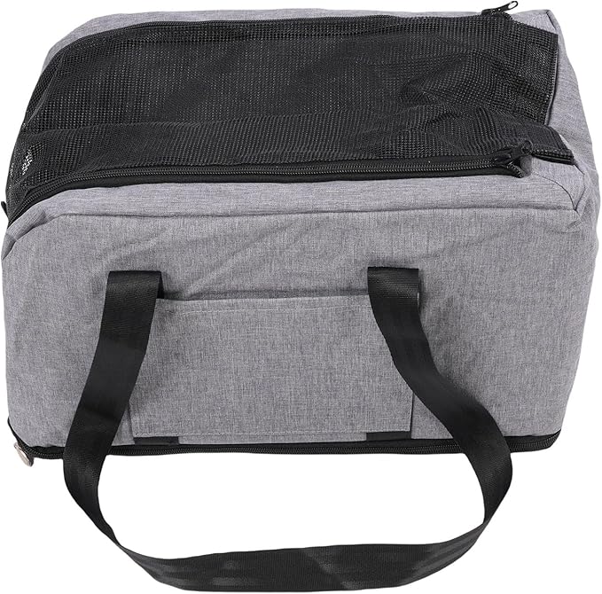 Center Console Dog Car Seat,Portable Dog Booster Car Seat for Small Dogs,Detachable Washable Pet Carrier for Travel with Seat Belt