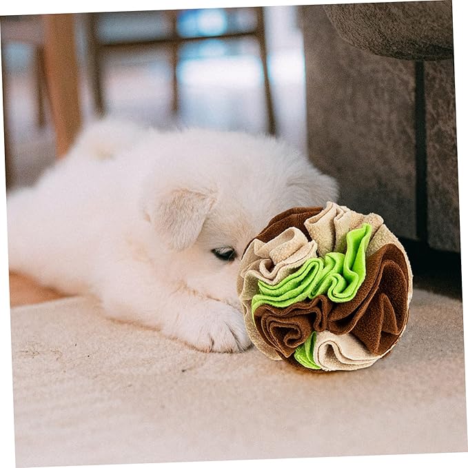 VICASKY PET Dog Sniff Ball Interactive Snuffle Toy for Dogs Chewing and Treat-Dispensing Sturdy Design for Sniffing Training and Playtime