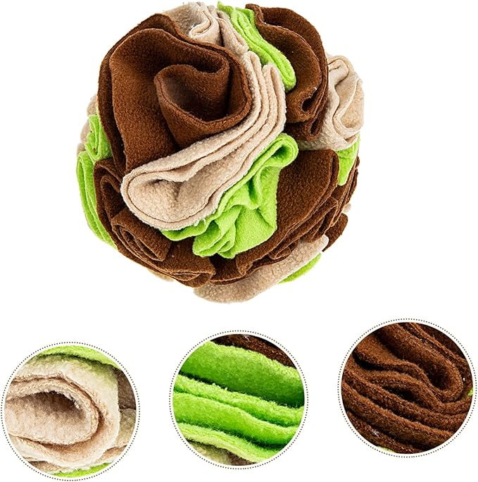 VICASKY PET Dog Sniff Ball Interactive Snuffle Toy for Dogs Chewing and Treat-Dispensing Sturdy Design for Sniffing Training and Playtime