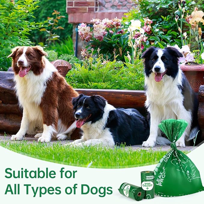 VIVIOASES Dog Poop Bags Rolls, Heavy Duty and Extra Thick Poop Bags for Dogs, Guaranteed Leak Proof, Lavender Scented, 240 Count
