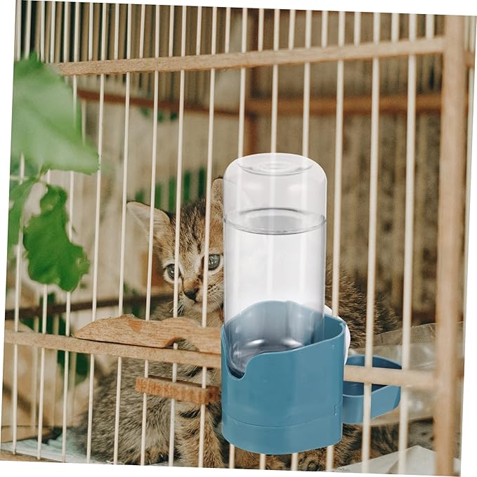 Kisangel 3pcs Pet Water Dispenser for Cats and Dogs Automatic Hanging Water Bottle Easy to Install Suitable for Cages
