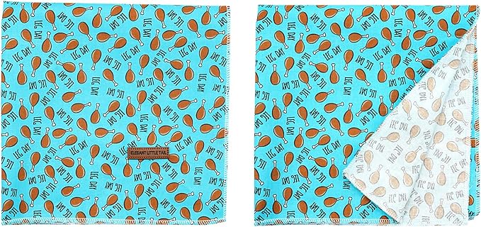 Elegant little tail Dog Bandana, Thanksgiving Dog Bandana 1PC Dog Bandanas Holiday Bib Scarf Soft Washable Square Dog Scarf Adjustable Dog Kerchief for Small Medium Large Dogs