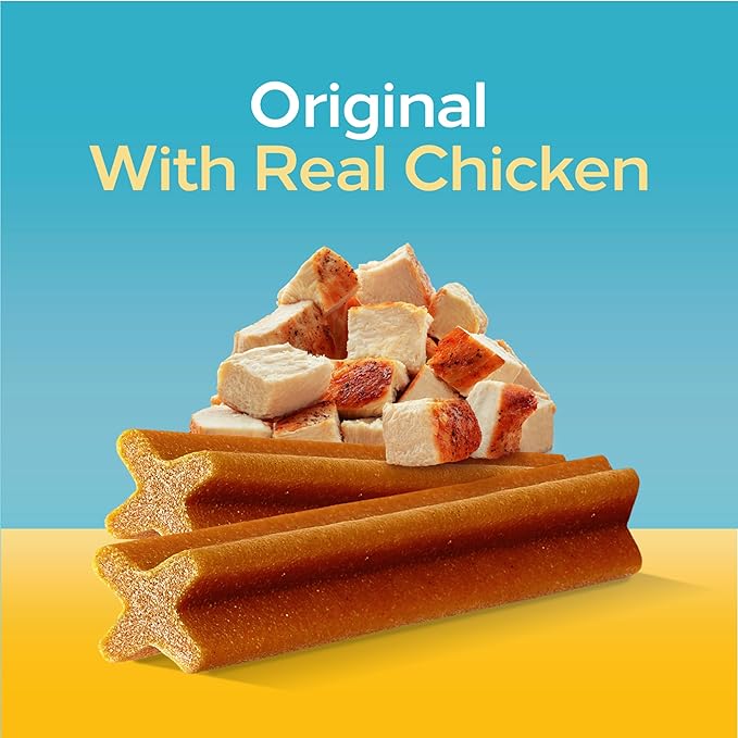 Pedigree Dentastix Large Breed Dog Treats, Original Flavor, 14.99 oz. Bag (18 Treats)