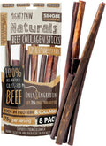 Mighty Paw Collagen Sticks for Dogs | Long Lasting Chews. Rawhide Pet Treats Long Lasting. Dog Chews Treats. Beef Collagen Stick for Pets (8 Pack)