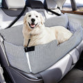 Dog Car Seat for Large Dogs,Dog Booster Seat Under 80lbs or 2 Small Dogs, Detachable Pet Seat with Safety Belt, Non-Slip Base, and Storage Pockets for Car Travel