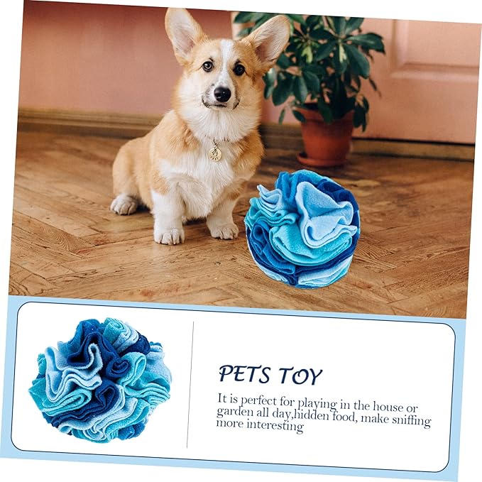 Upgraded PET Sniffing Ball Interactive Dog Sniffing Toy for Slow Feeding Treat Dispensing Sturdy Food-Grade Material for Training Engaging Play