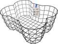 Metal Dog Toy Basket, Bone Shaped Indestructible Dog Toy Bin, Sturdy Storage Organizer, 17 (L) x 13 (W) x 7 (H) inches