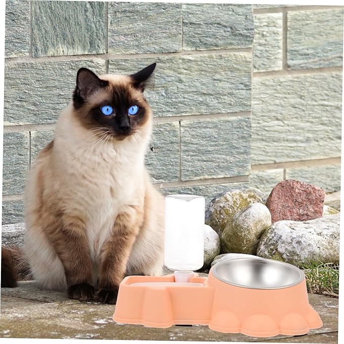 Multifunctional Automatic Pet Feeding Bowl Water Container Dog Food Dispenser for Home Use Easy to Non-Skid Design