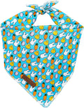 Easter Triangle Bid Scarf, Cotton Pet Kerchief for Girl Boy Dogs or Cats, Cute Carrot & Rabbit Dog Bandana, Comfortable Easter Dog Bandana