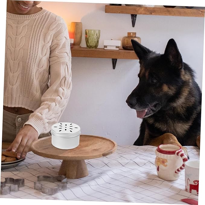 Yardwe 10pcs Dog Scent Training Tool Kit Aluminum Sniffle Box for Nose Work and Bite Resistant for Pet Training and Scent Detection Activities