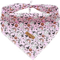 Lionheart Glory Dog Bandana - Halloween Pack, Washable Soft Scarf, Fall Bib for Small to Large Puppies - Adjustable Square Bandana for Boys and Girls