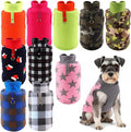 Reginary 10 Pack 2X-Large Dog Sweaters Fleece Pet Dog Clothes with Leash Ring Soft Warm Winter Puppy Plaid Shirt(Bright)