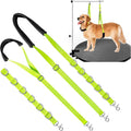 Dog Grooming Belly Strap - Dog Grooming Loops for Table Arm Extender with Clamp Extension Loop Bathing Restraint Leash No Sit Haunch Holder for Small & Medium Dogs Hair Cutting Washing (Green)