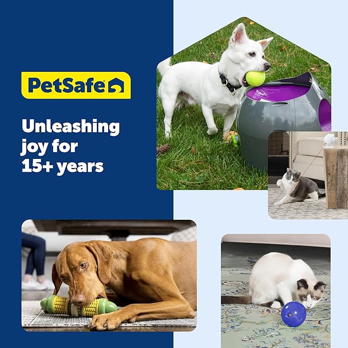 PetSafe Busy Buddy Twist'n Treat - BPA-Free Adjustable Meal Dispenser & Training Toy - Interactive Enrichment for Hard Chewers - Compatible with Hard & Smearable Treats - Helps Clean Teeth - Medium