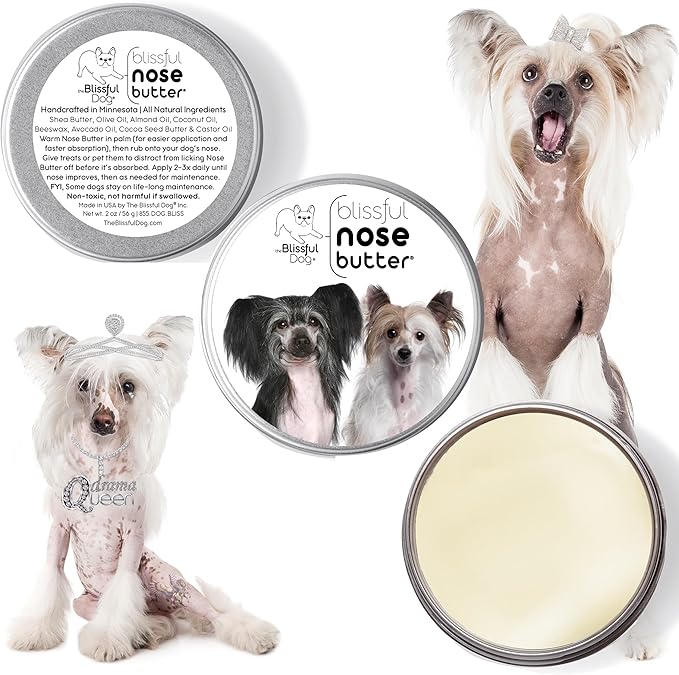 The Blissful Dog Chinese Crested Unscented Nose Butter, 1-Ounce
