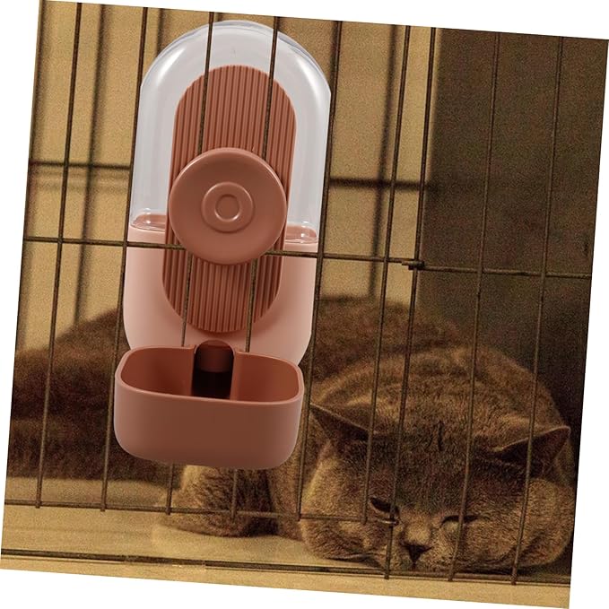 Mipcase Automatic Hanging Pet Water Feeder Detachable Water Dispenser for Dogs Cats Stable Cage Supply Convenient Easy to Install Prevents Spills Overturns