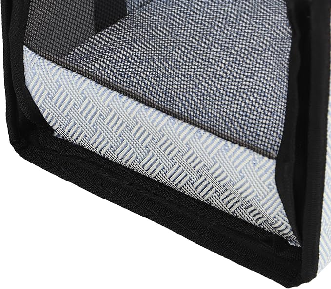 Pet Car Seat Travel Bag - Ideal for Dogs and Cats, Detachable Central Console Dog Car Seat with Foldable Design, Elevated Pet Safety Booster Seat with Pillow