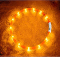 LED Dog Collar,USB Rechargeable Glowing Dog Collars, Light Up Collar Improved Pet Safety &Visibility at Night, 3 Flashing Modes,Water-Resistant LED Lighted Fits for Small Medium Large Dogs
