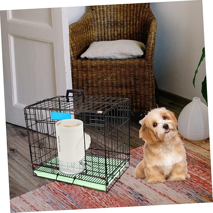 Kisangel Automatic Hanging Pet Dog Water Feeder Dispenser for Dogs and Cats Leak Design for Pet Cages and Homes